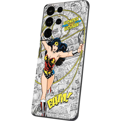 DC Comics Wonder Woman Classic Action Pose Galaxy S21 Ultra 5G Skin